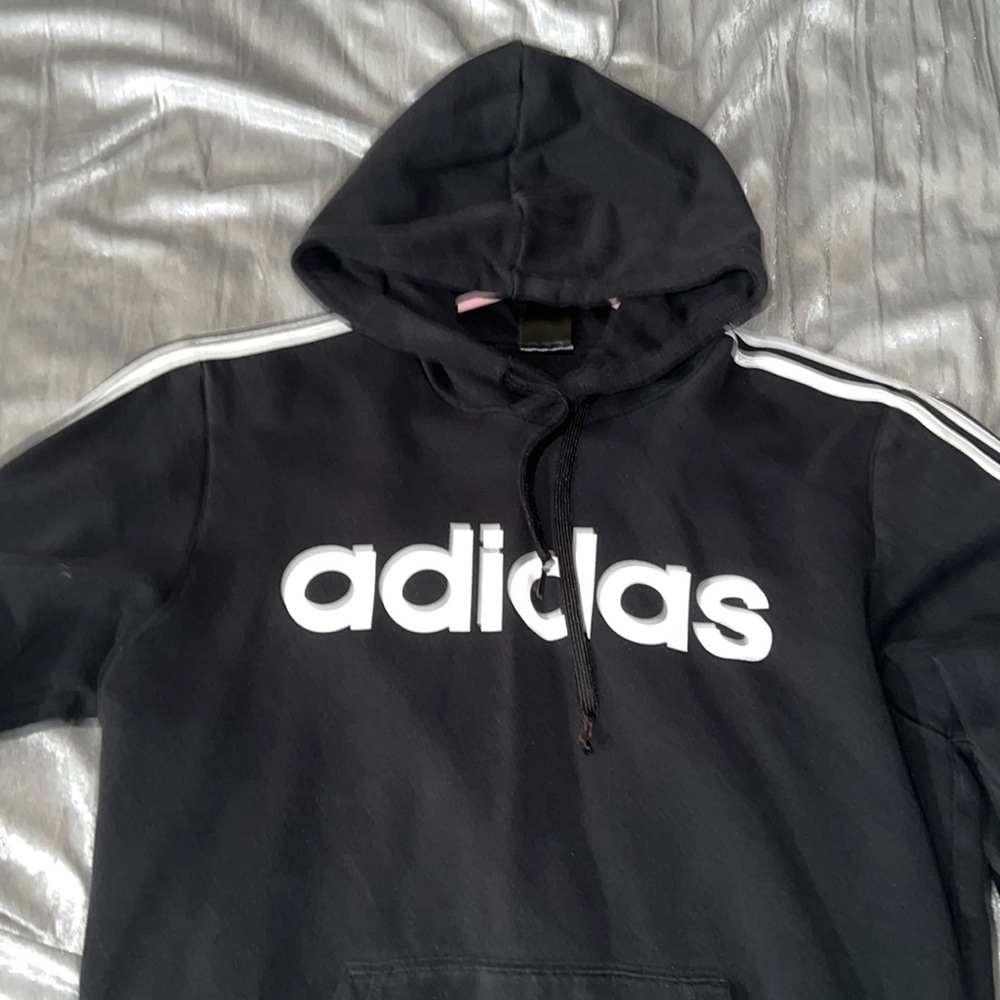 Black adidas pullover hoodie